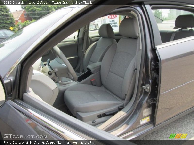 Taupe Gray Metallic / Titanium 2010 Chevrolet Malibu LS Sedan