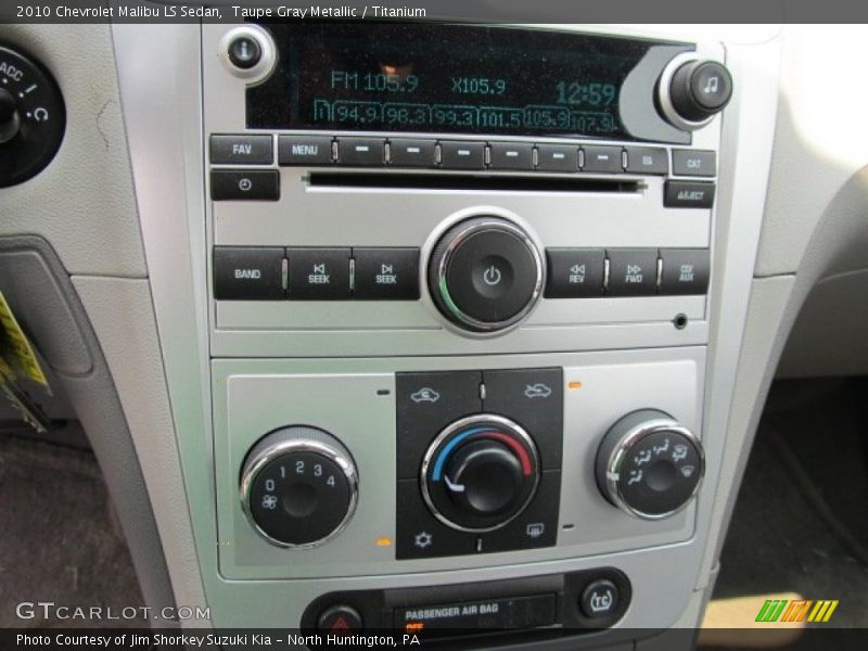 Taupe Gray Metallic / Titanium 2010 Chevrolet Malibu LS Sedan