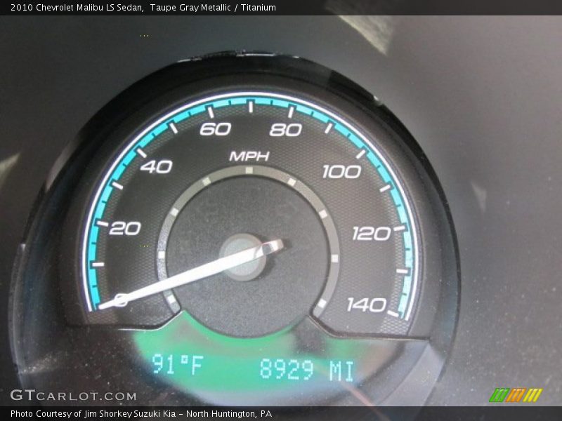 Taupe Gray Metallic / Titanium 2010 Chevrolet Malibu LS Sedan