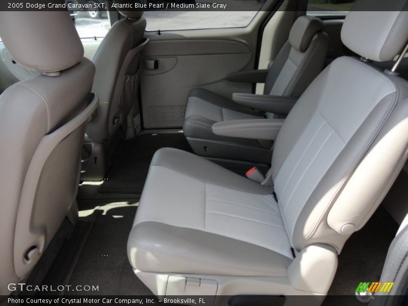 Atlantic Blue Pearl / Medium Slate Gray 2005 Dodge Grand Caravan SXT