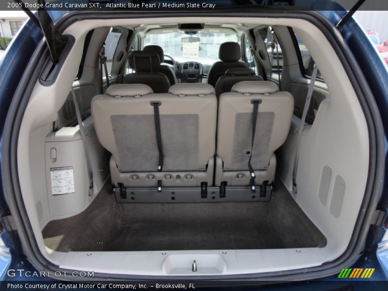 Atlantic Blue Pearl / Medium Slate Gray 2005 Dodge Grand Caravan SXT