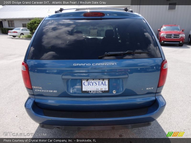 Atlantic Blue Pearl / Medium Slate Gray 2005 Dodge Grand Caravan SXT