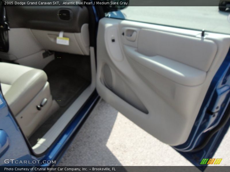 Atlantic Blue Pearl / Medium Slate Gray 2005 Dodge Grand Caravan SXT