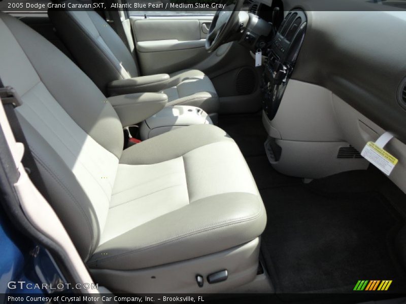Atlantic Blue Pearl / Medium Slate Gray 2005 Dodge Grand Caravan SXT