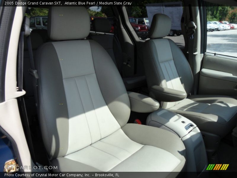 Atlantic Blue Pearl / Medium Slate Gray 2005 Dodge Grand Caravan SXT