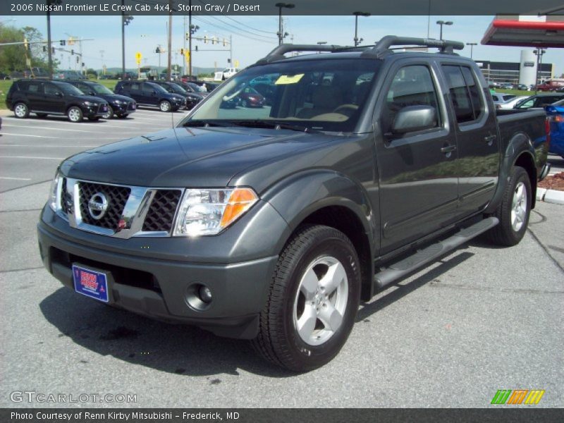 Storm Gray / Desert 2006 Nissan Frontier LE Crew Cab 4x4