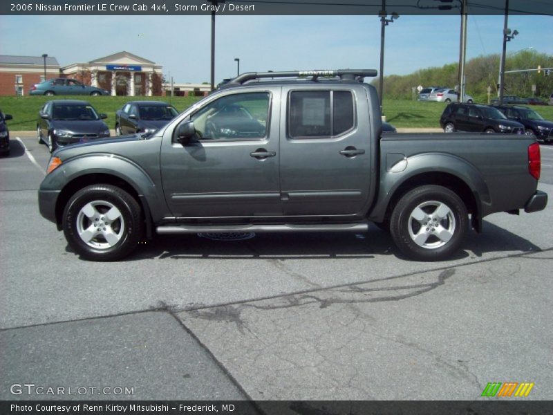 Storm Gray / Desert 2006 Nissan Frontier LE Crew Cab 4x4