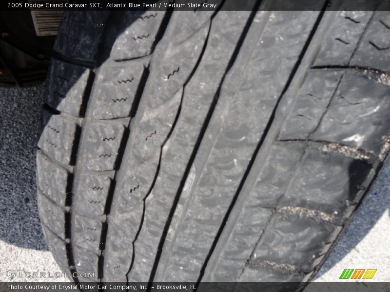 Atlantic Blue Pearl / Medium Slate Gray 2005 Dodge Grand Caravan SXT