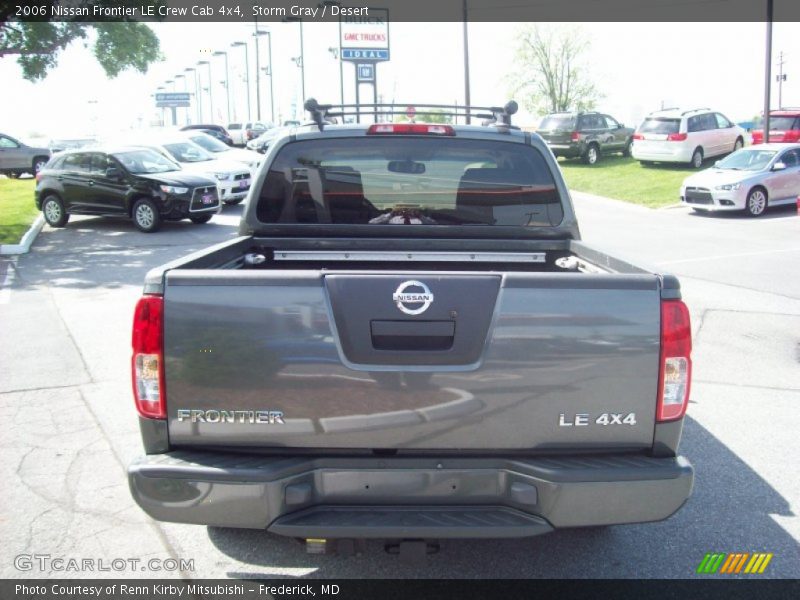 Storm Gray / Desert 2006 Nissan Frontier LE Crew Cab 4x4