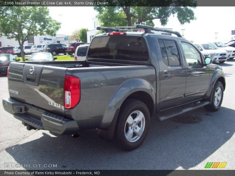 Storm Gray / Desert 2006 Nissan Frontier LE Crew Cab 4x4