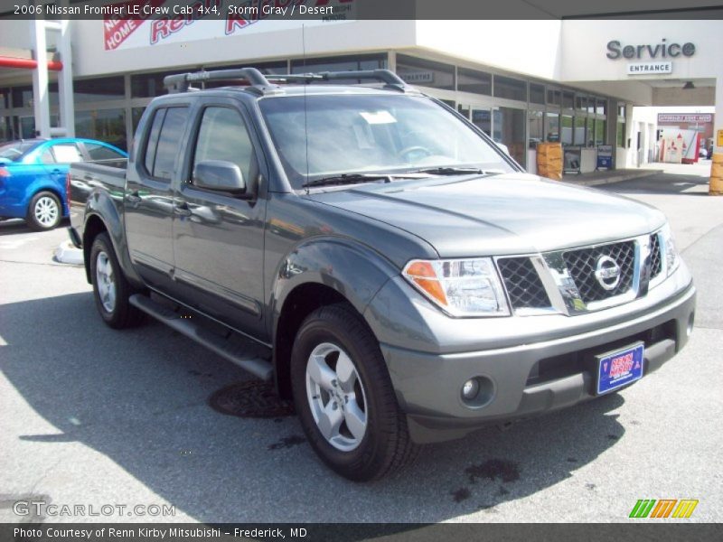 Storm Gray / Desert 2006 Nissan Frontier LE Crew Cab 4x4