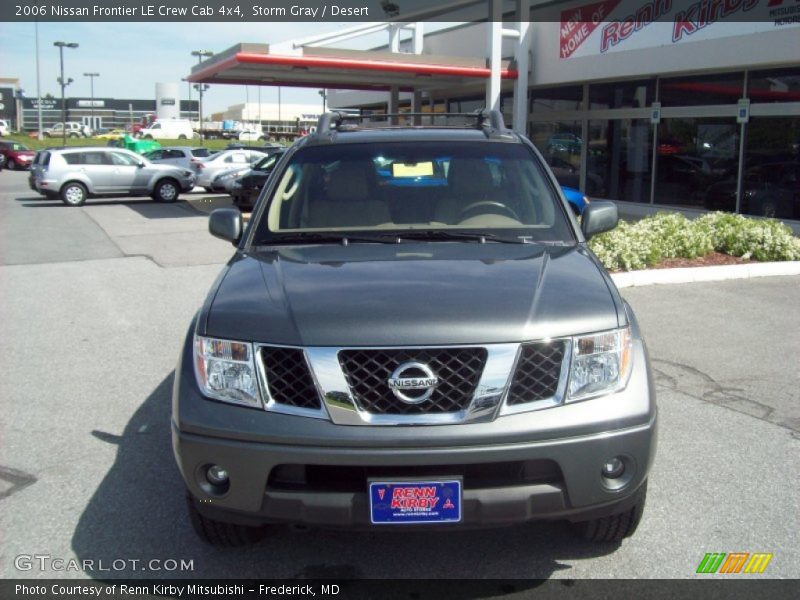 Storm Gray / Desert 2006 Nissan Frontier LE Crew Cab 4x4