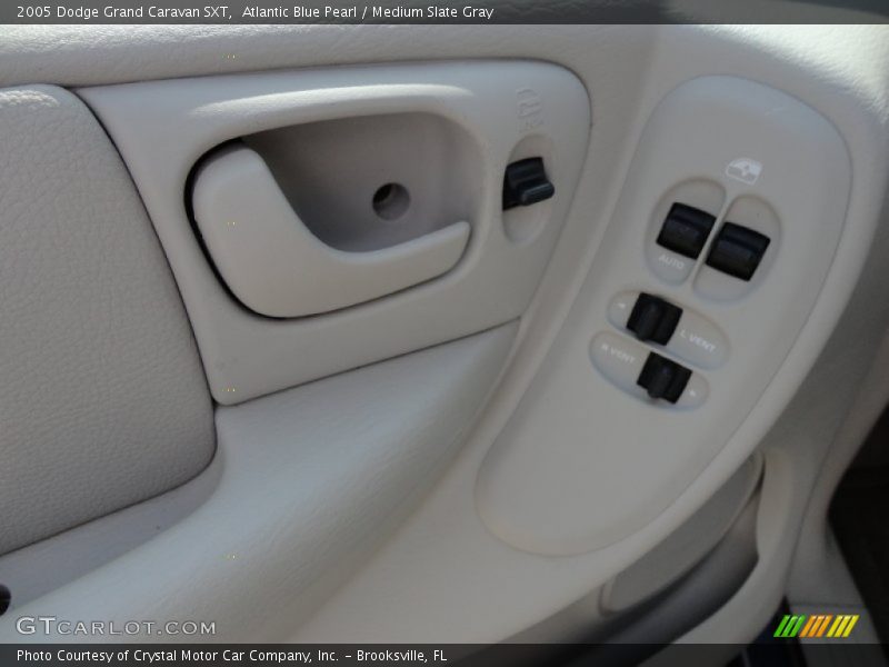 Atlantic Blue Pearl / Medium Slate Gray 2005 Dodge Grand Caravan SXT