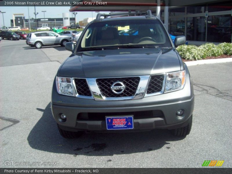 Storm Gray / Desert 2006 Nissan Frontier LE Crew Cab 4x4