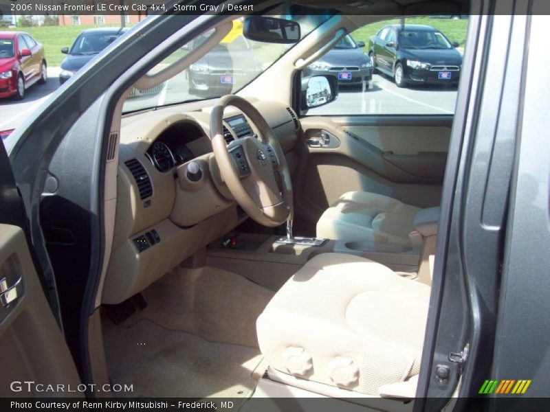 Storm Gray / Desert 2006 Nissan Frontier LE Crew Cab 4x4