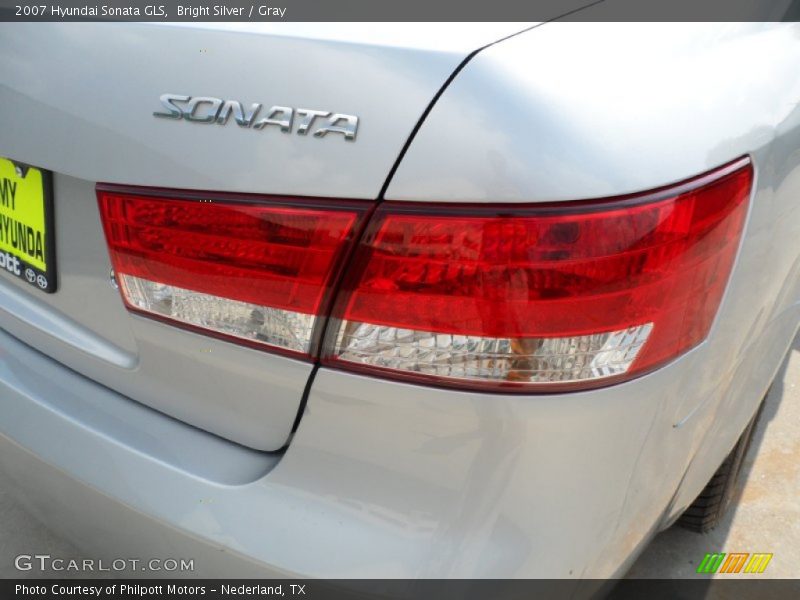 Bright Silver / Gray 2007 Hyundai Sonata GLS