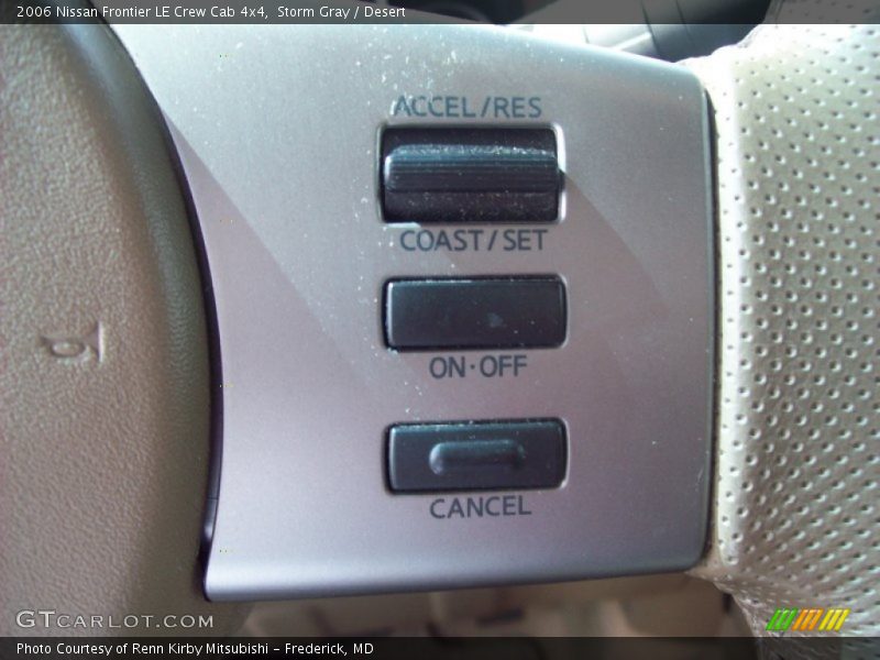 Storm Gray / Desert 2006 Nissan Frontier LE Crew Cab 4x4