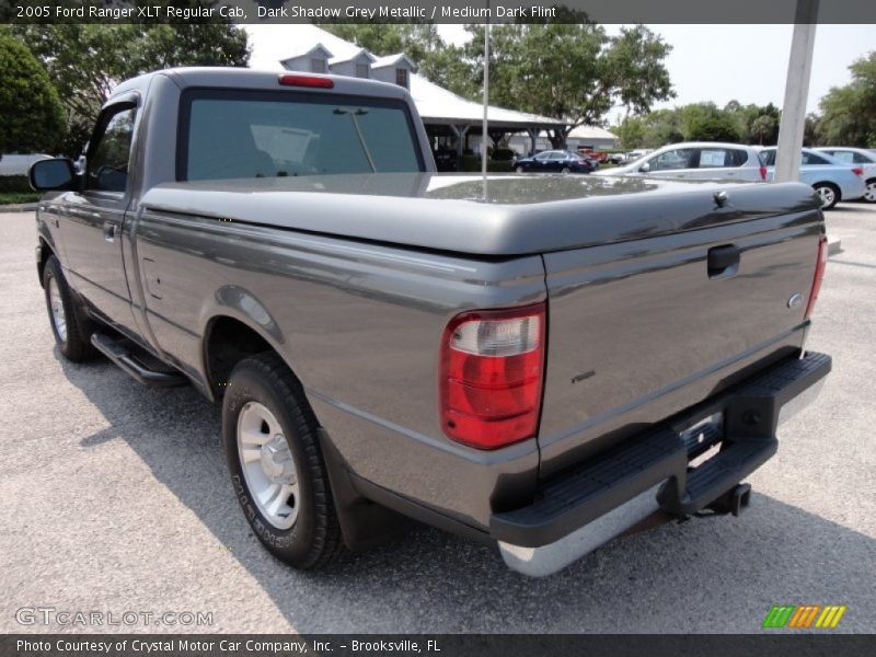 Dark Shadow Grey Metallic / Medium Dark Flint 2005 Ford Ranger XLT Regular Cab
