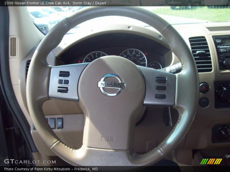 Storm Gray / Desert 2006 Nissan Frontier LE Crew Cab 4x4