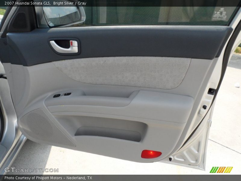 Bright Silver / Gray 2007 Hyundai Sonata GLS