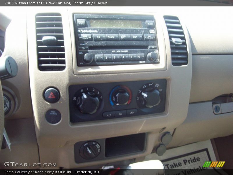 Storm Gray / Desert 2006 Nissan Frontier LE Crew Cab 4x4