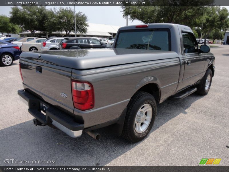 Dark Shadow Grey Metallic / Medium Dark Flint 2005 Ford Ranger XLT Regular Cab