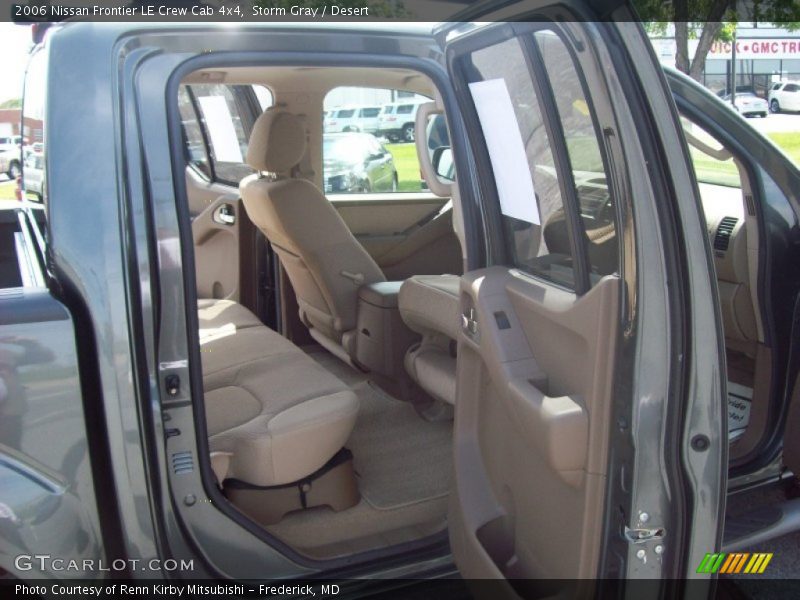 Storm Gray / Desert 2006 Nissan Frontier LE Crew Cab 4x4
