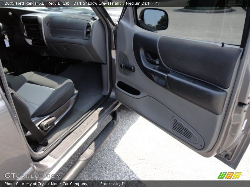 Dark Shadow Grey Metallic / Medium Dark Flint 2005 Ford Ranger XLT Regular Cab