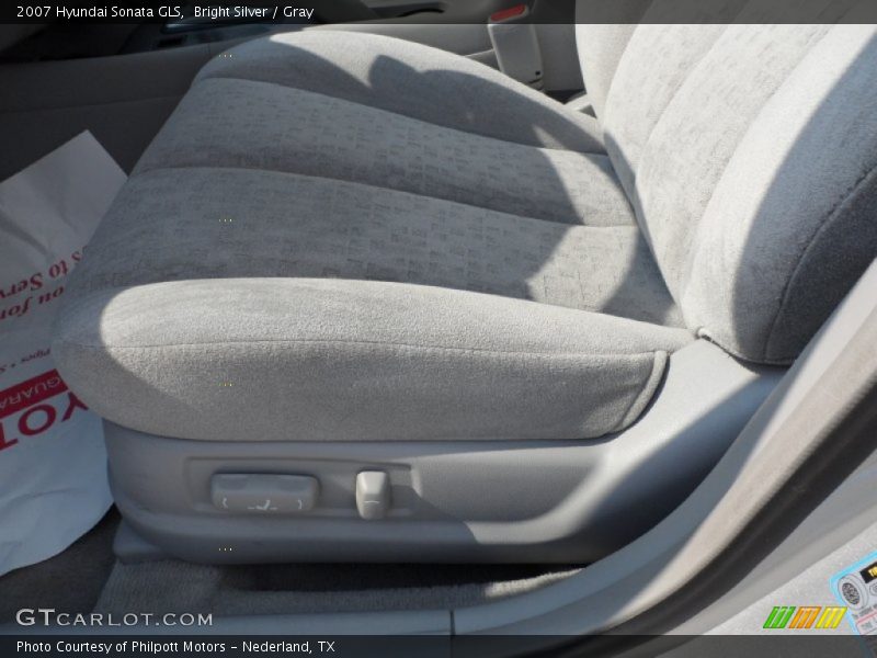Bright Silver / Gray 2007 Hyundai Sonata GLS