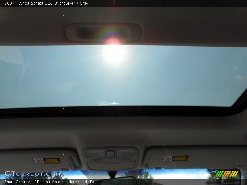 Bright Silver / Gray 2007 Hyundai Sonata GLS