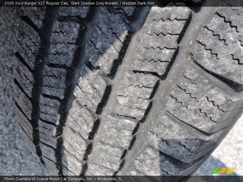 Dark Shadow Grey Metallic / Medium Dark Flint 2005 Ford Ranger XLT Regular Cab