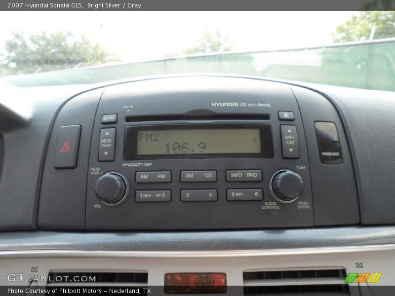 Bright Silver / Gray 2007 Hyundai Sonata GLS