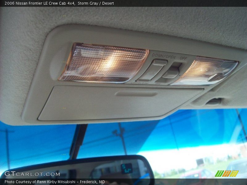 Storm Gray / Desert 2006 Nissan Frontier LE Crew Cab 4x4