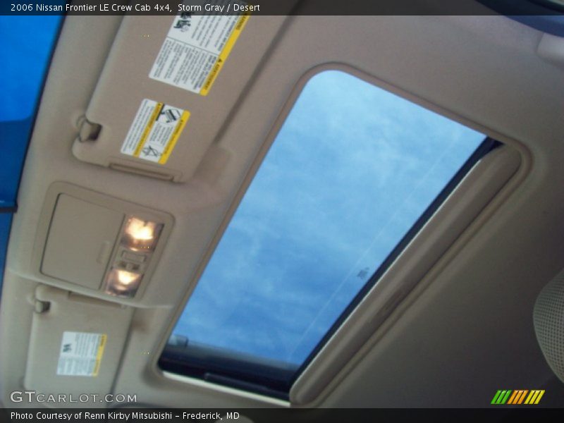 Storm Gray / Desert 2006 Nissan Frontier LE Crew Cab 4x4