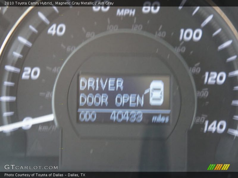 Magnetic Gray Metallic / Ash Gray 2010 Toyota Camry Hybrid