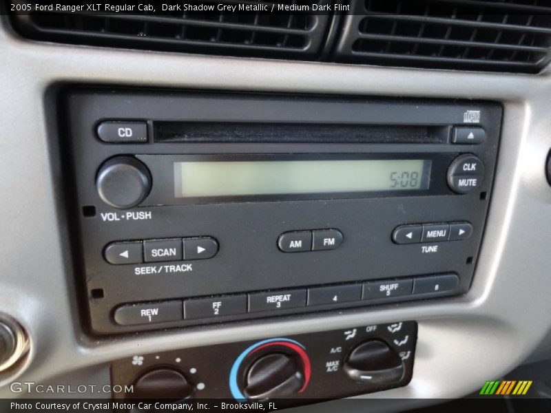 Controls of 2005 Ranger XLT Regular Cab