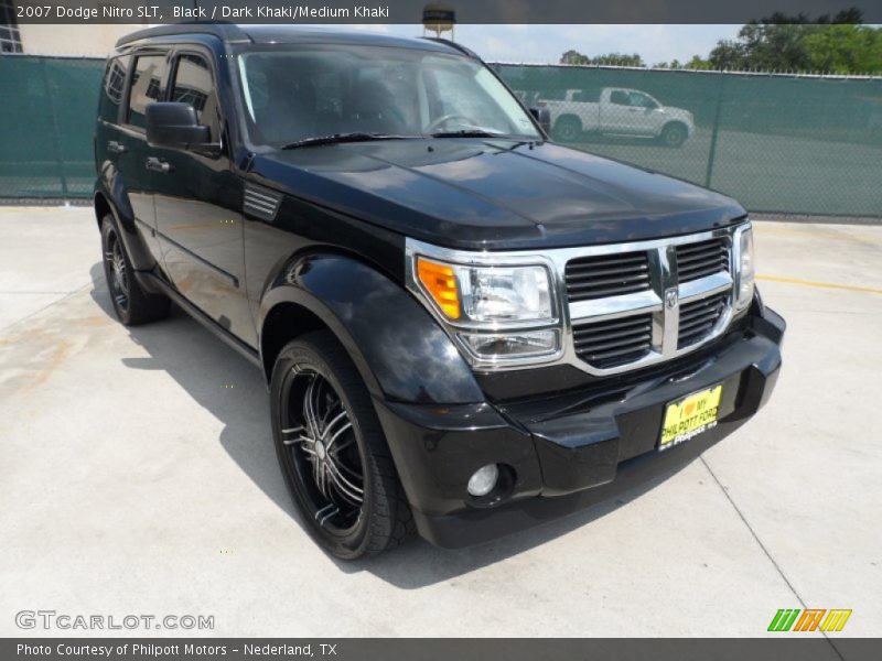 Black / Dark Khaki/Medium Khaki 2007 Dodge Nitro SLT