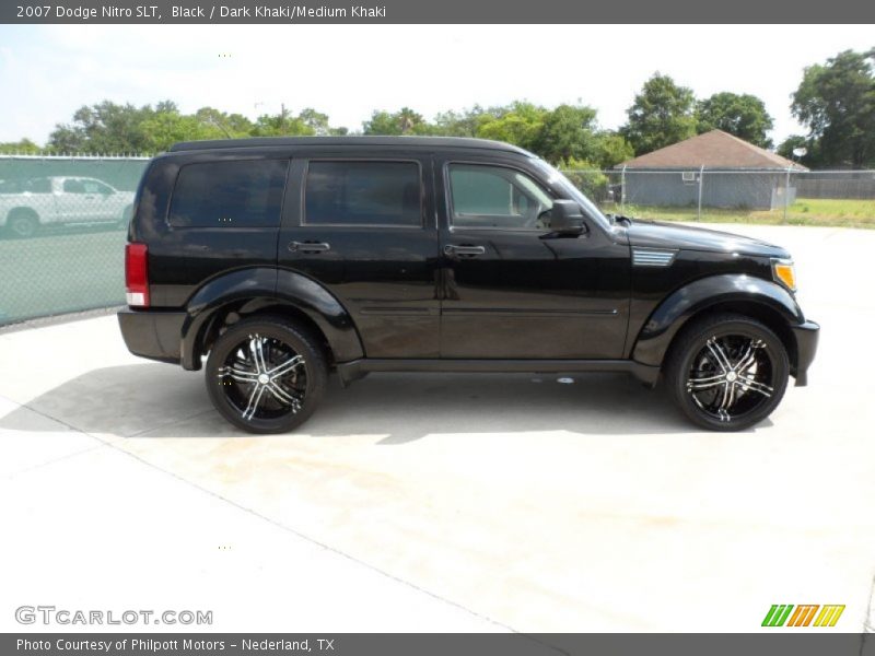Black / Dark Khaki/Medium Khaki 2007 Dodge Nitro SLT