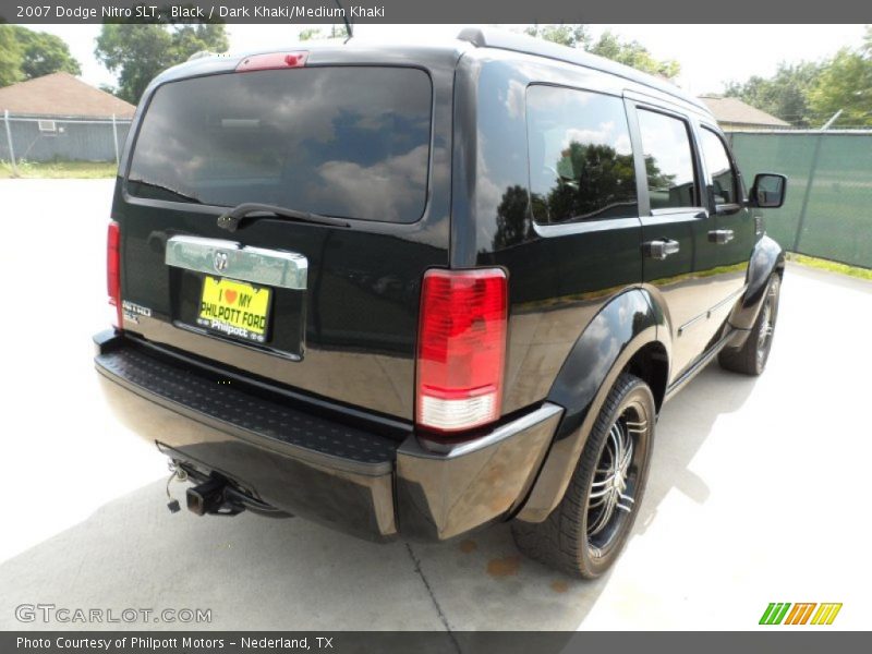 Black / Dark Khaki/Medium Khaki 2007 Dodge Nitro SLT