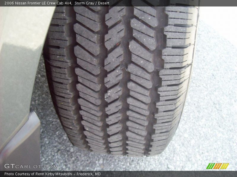 Storm Gray / Desert 2006 Nissan Frontier LE Crew Cab 4x4