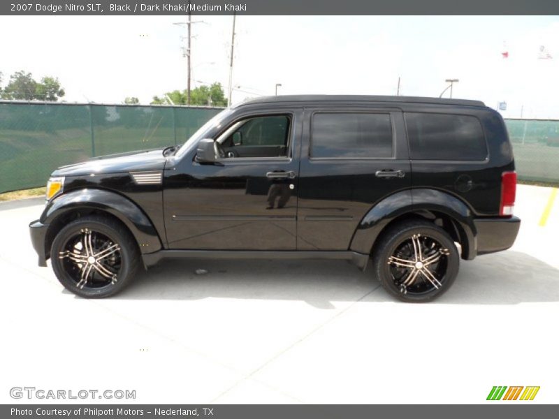 Black / Dark Khaki/Medium Khaki 2007 Dodge Nitro SLT