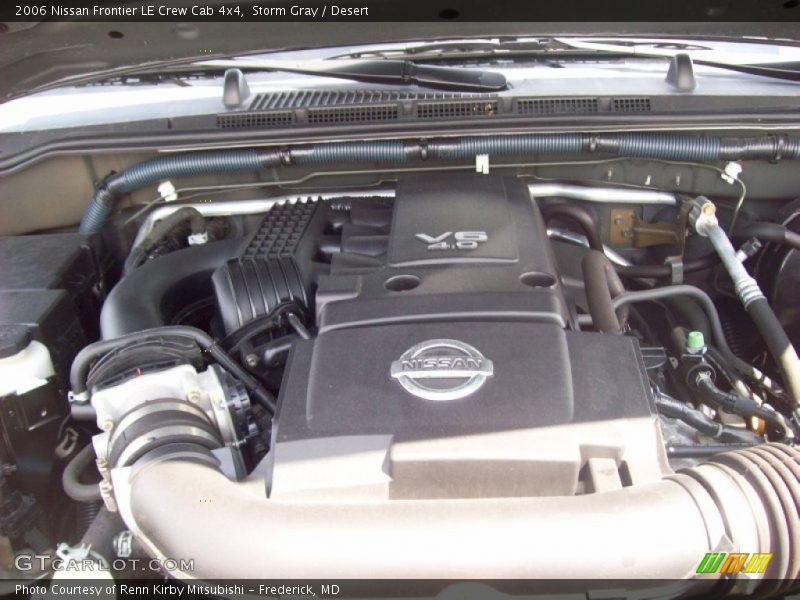 Storm Gray / Desert 2006 Nissan Frontier LE Crew Cab 4x4