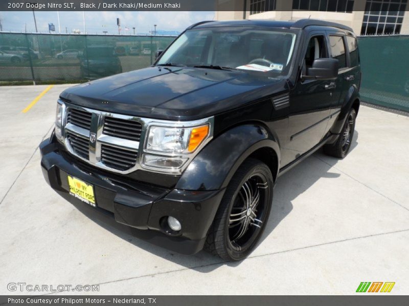 Black / Dark Khaki/Medium Khaki 2007 Dodge Nitro SLT