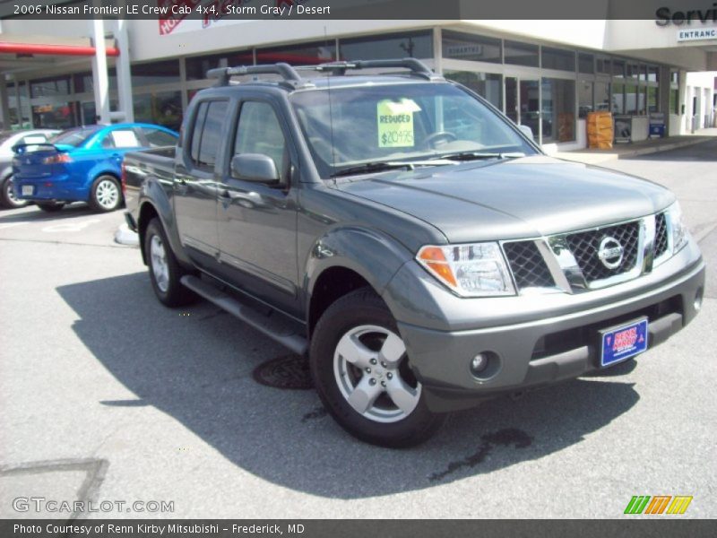 Storm Gray / Desert 2006 Nissan Frontier LE Crew Cab 4x4