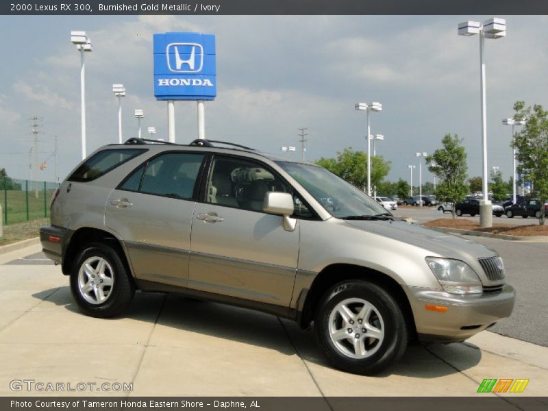 Burnished Gold Metallic / Ivory 2000 Lexus RX 300