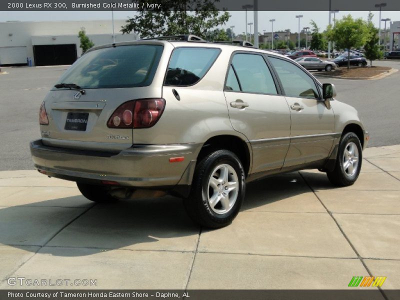 Burnished Gold Metallic / Ivory 2000 Lexus RX 300