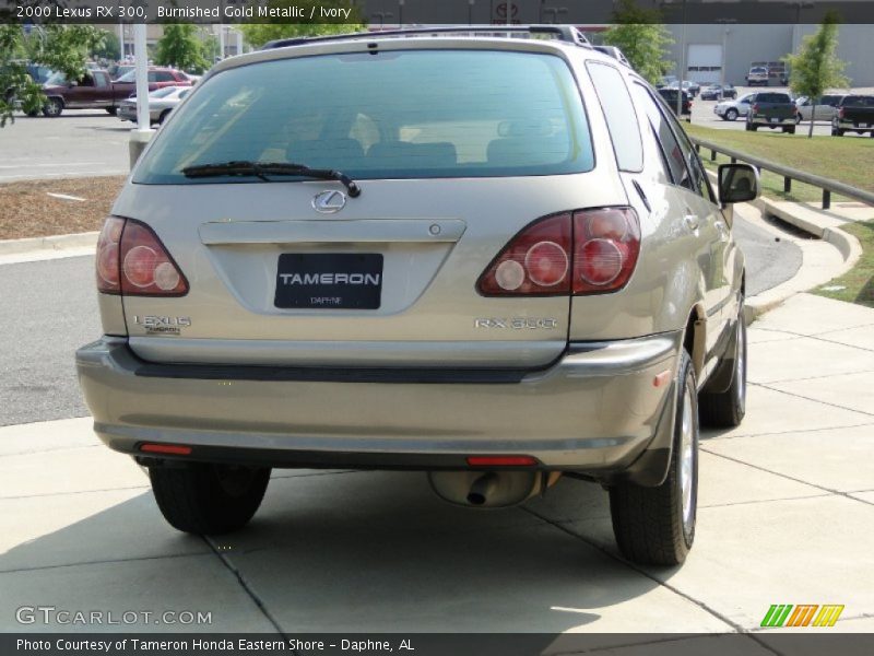 Burnished Gold Metallic / Ivory 2000 Lexus RX 300