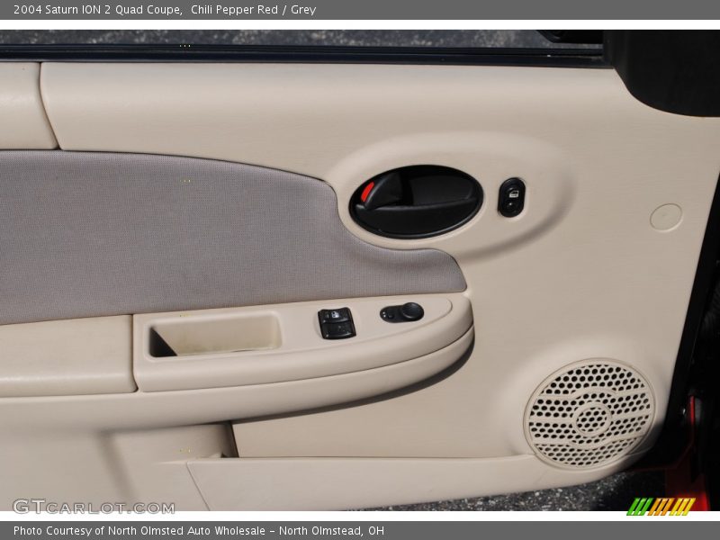 Chili Pepper Red / Grey 2004 Saturn ION 2 Quad Coupe