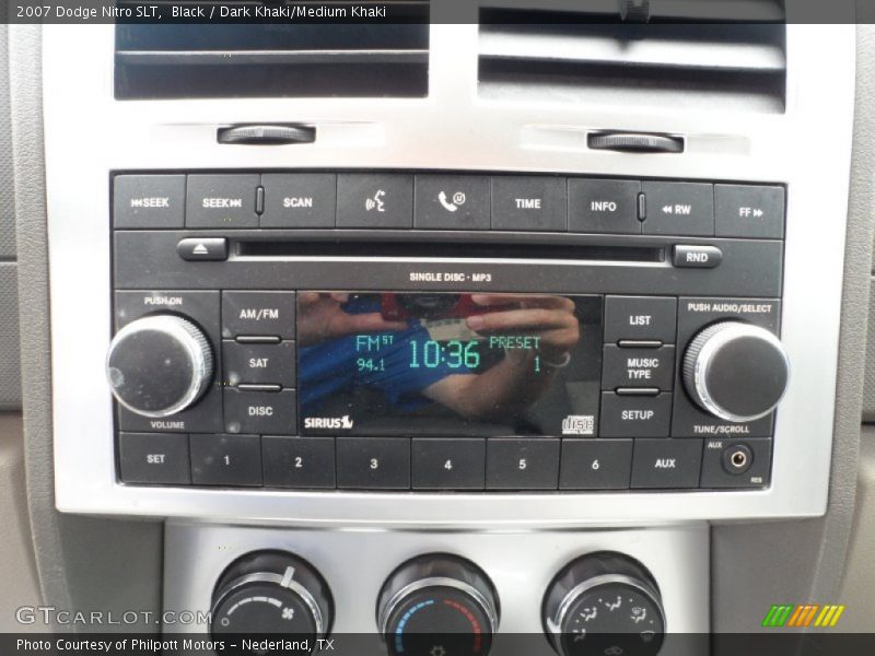 Black / Dark Khaki/Medium Khaki 2007 Dodge Nitro SLT