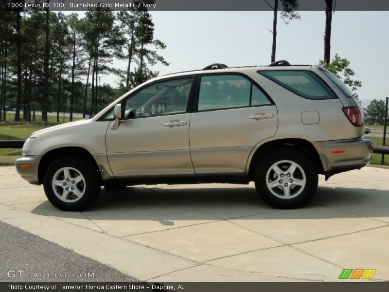 Burnished Gold Metallic / Ivory 2000 Lexus RX 300